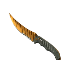 Skinvault flip knife tiger tooth