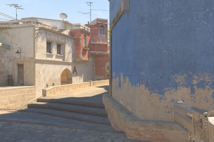 Crosshair on mirage on mid